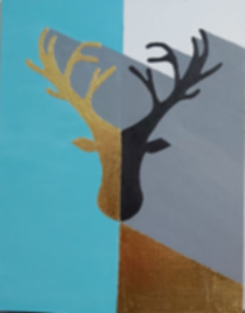 The stag horns