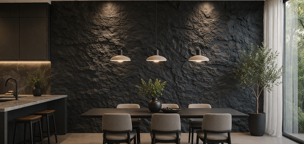 PU STONE BLACK