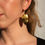 Μικρογραφία: GOLD CYCLADIC HEAD EARRINGS