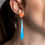 Μικρογραφία: CORAL LIGHT BLUE DROP EARRINGS