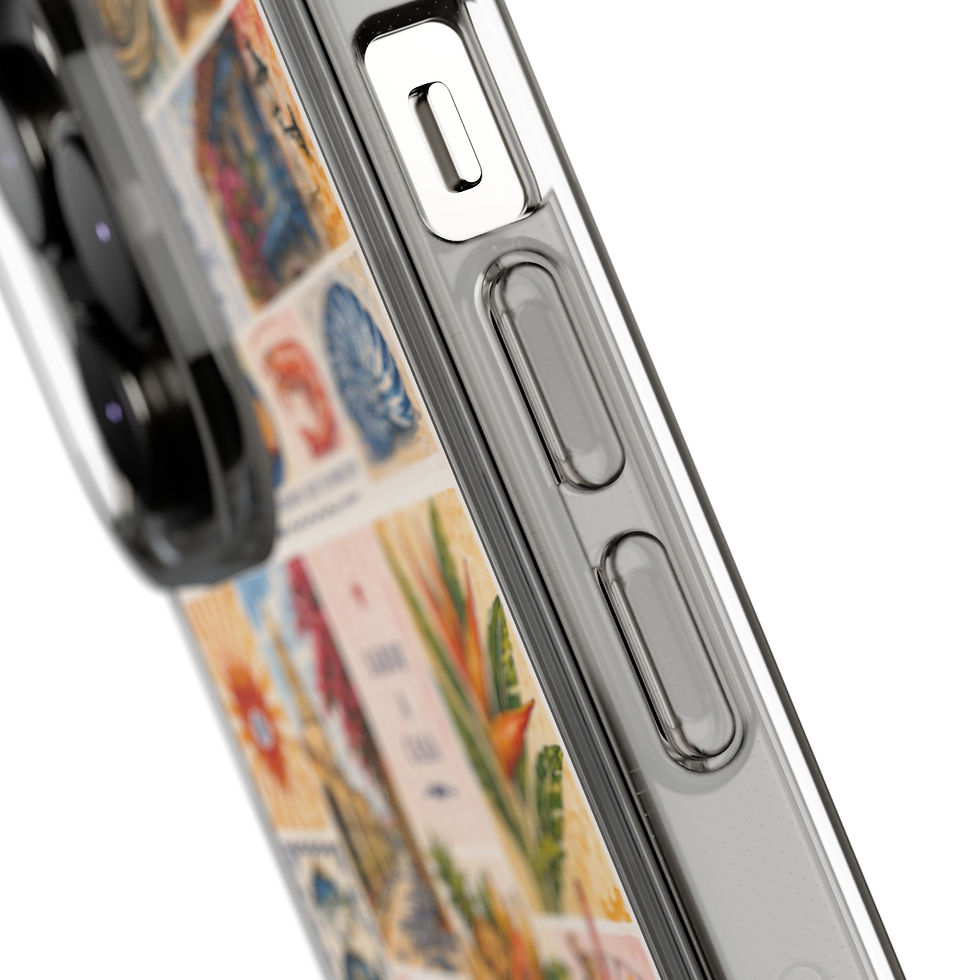 Miniatura: Mercadito Collage Clear Phone Case