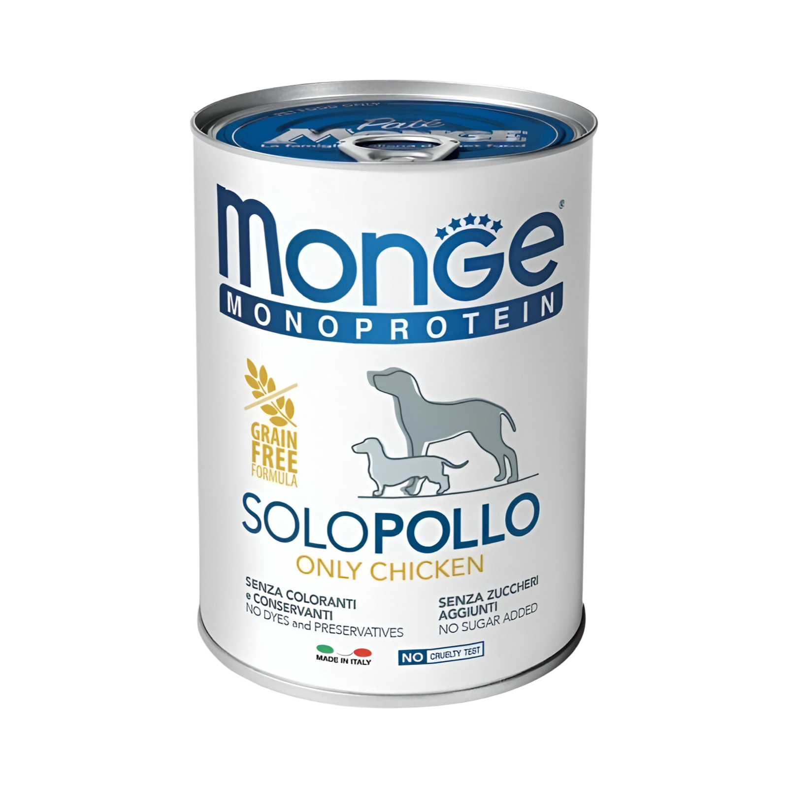 מונג׳ שימור מונופרוטאין עוף לכלב 400 גרם 