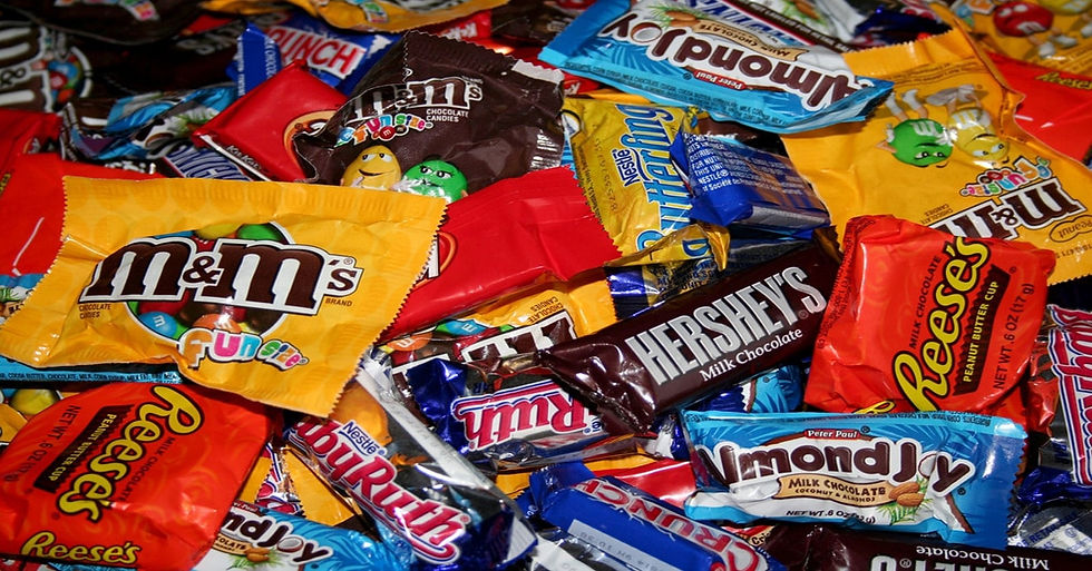 What are the most famous candy logos in the world?