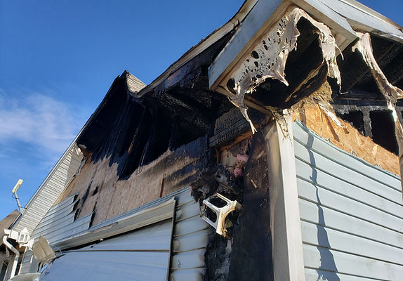 Exterior Home Fire Damage