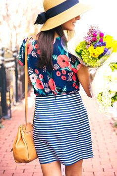 Mix de estampas, Listras + Floral