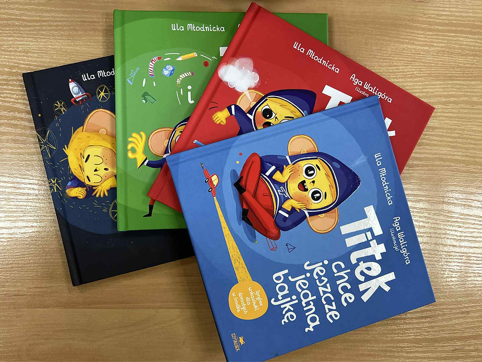 cztery książki dla dzieci