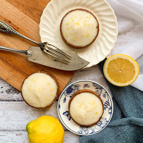 Tartelette citron végétal et IG bas