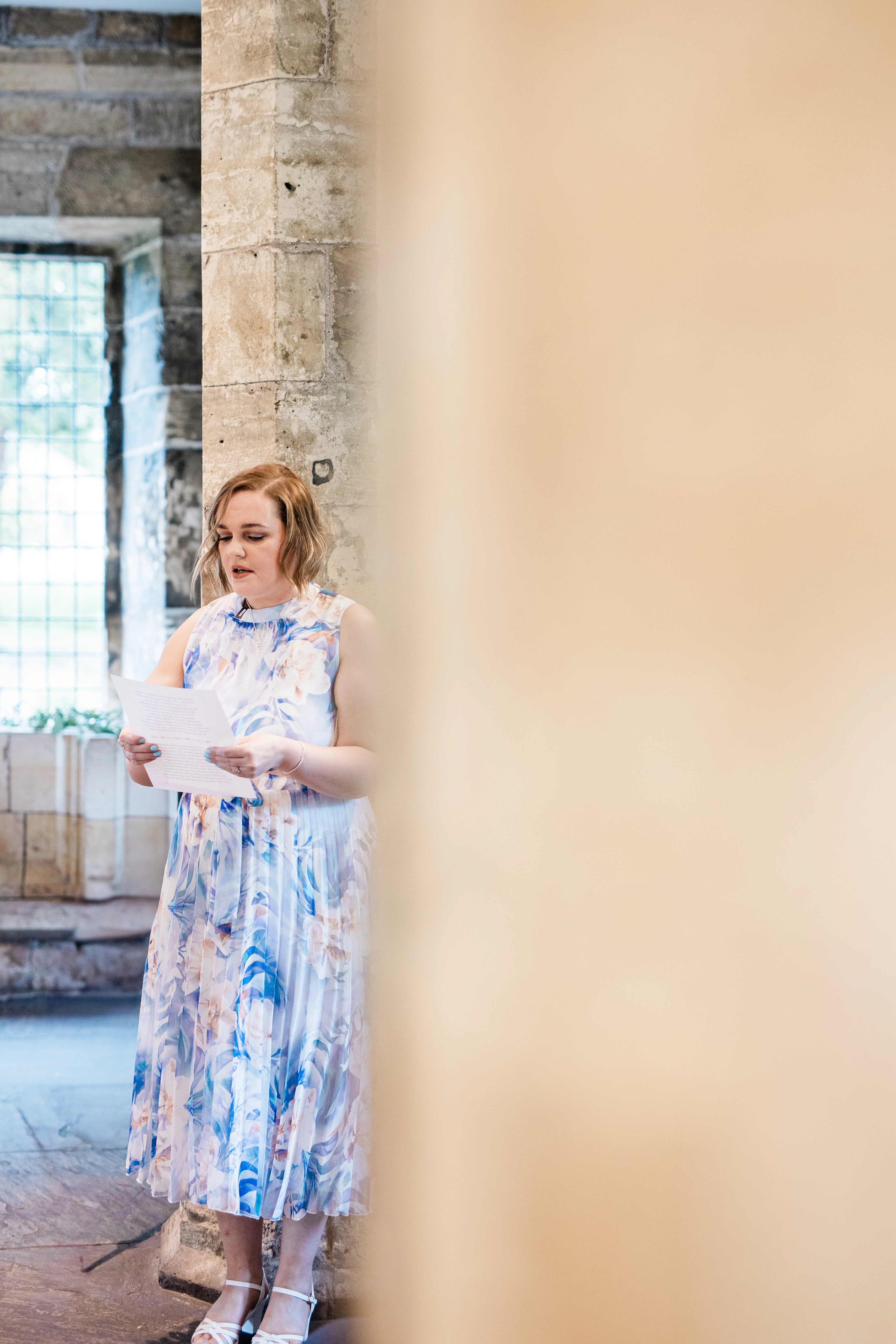 A reading during the ceremony
