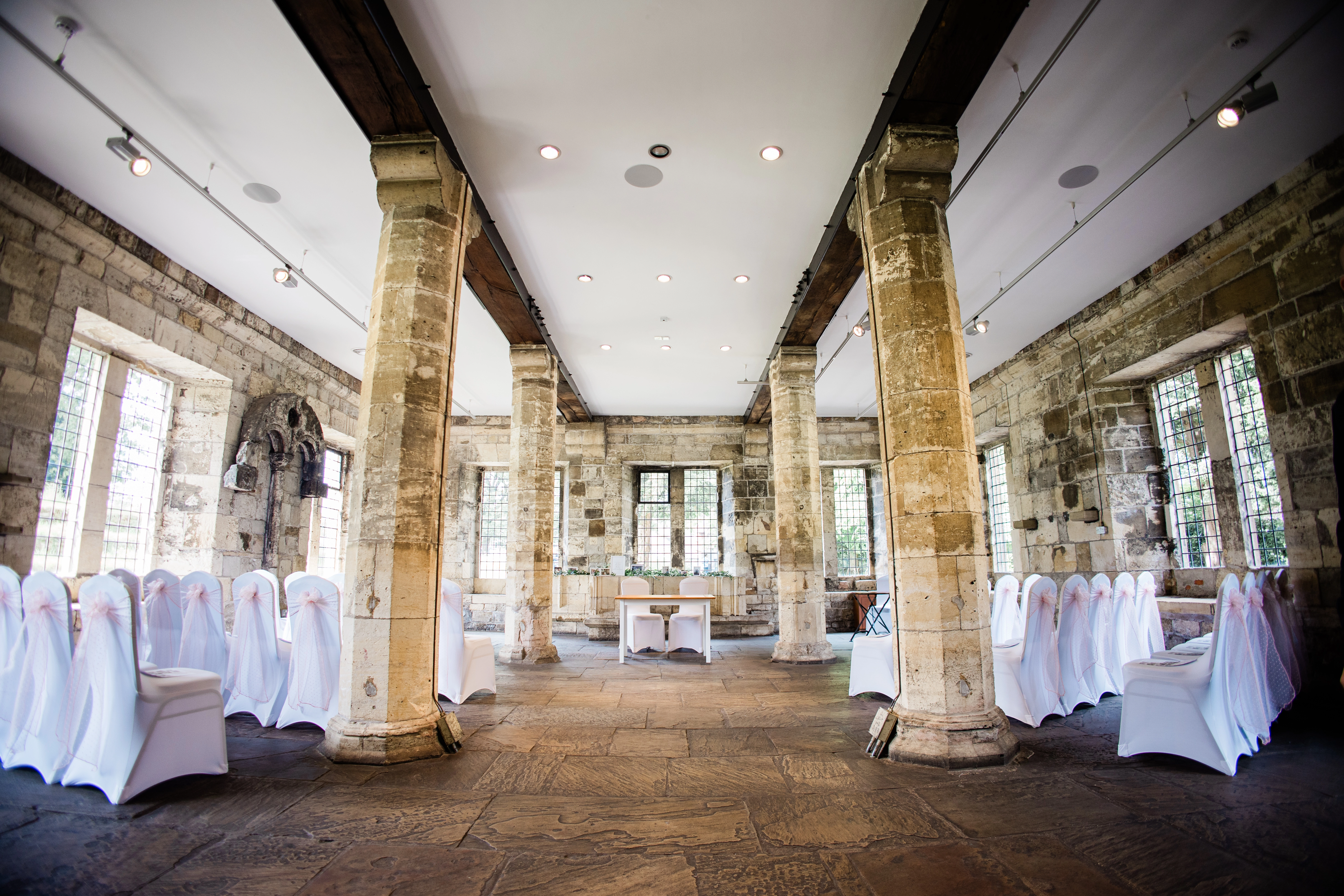 inside the Hospitium, York