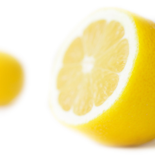 Sliced Lemon Close-up