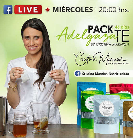 LIVE CRISTINA MARNICH NUTRICIONISTA