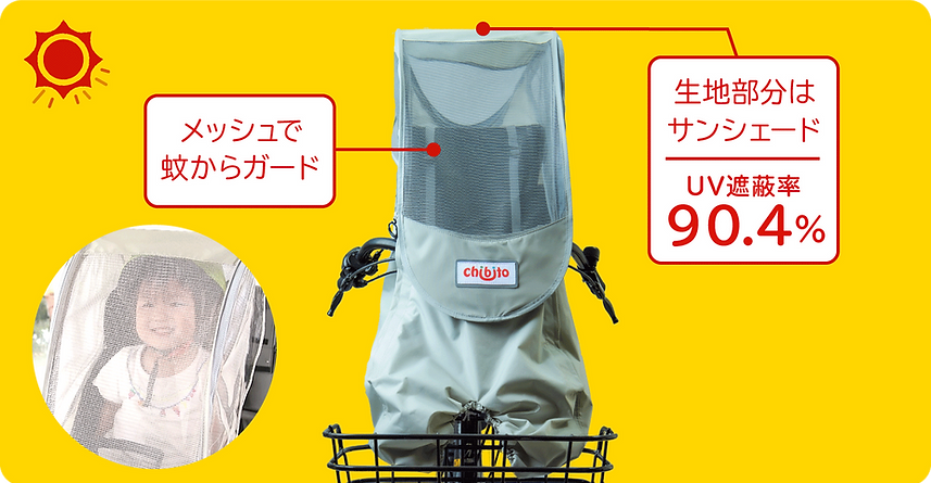 サンシェ��ードの紫外線カット