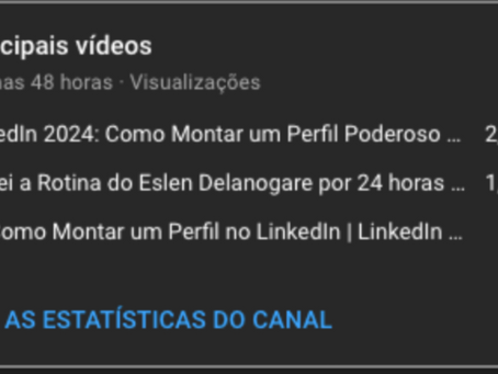 Meu Plano para viver de YouTube em 2024