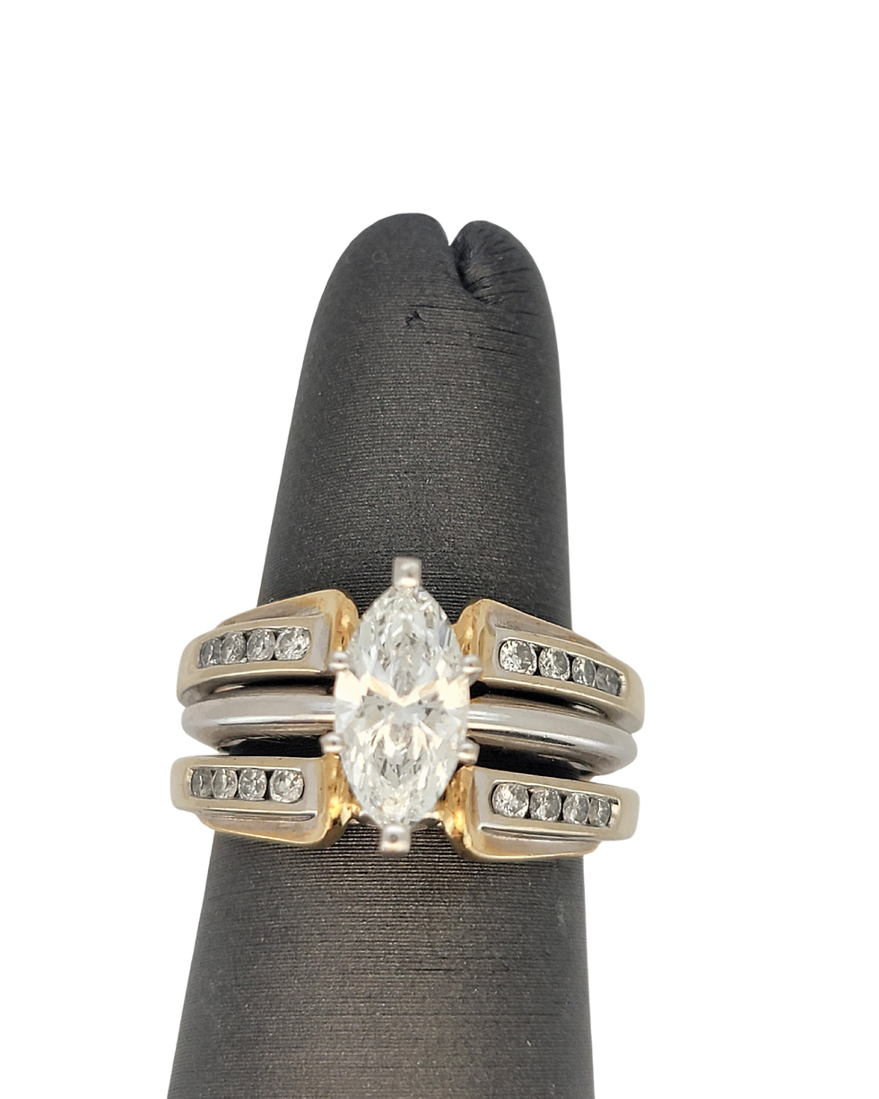 Thumbnail: DIAMOND RING INSERT WITH SOLITAIRE