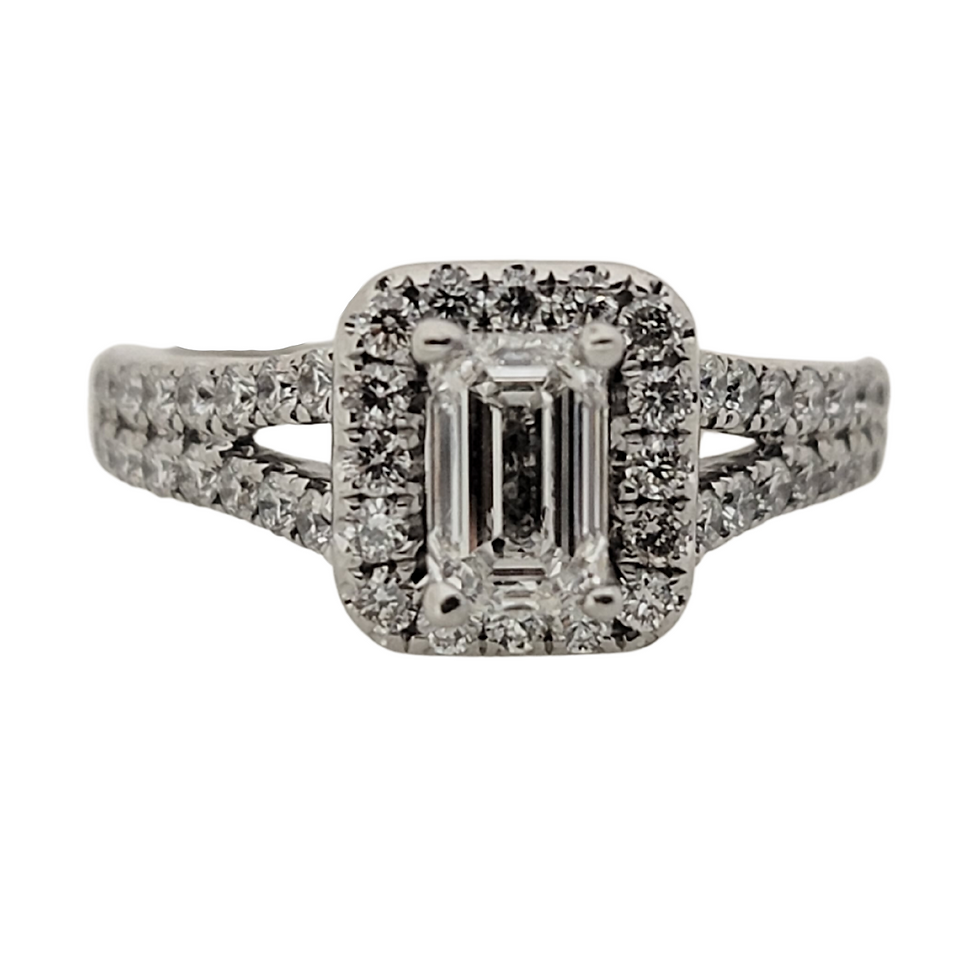 Neil lane emerald cut engagement ring cheap