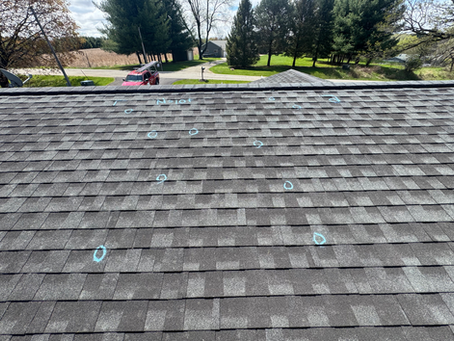Hail Damage Observed in Edgerton!