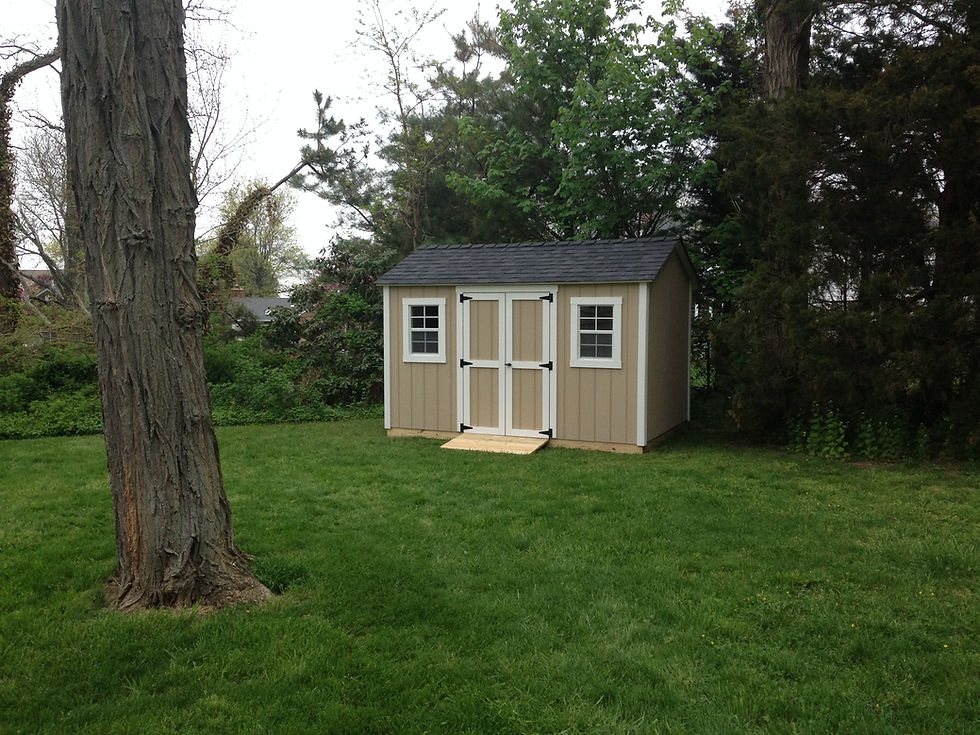 8x12 shed PVC Ramp