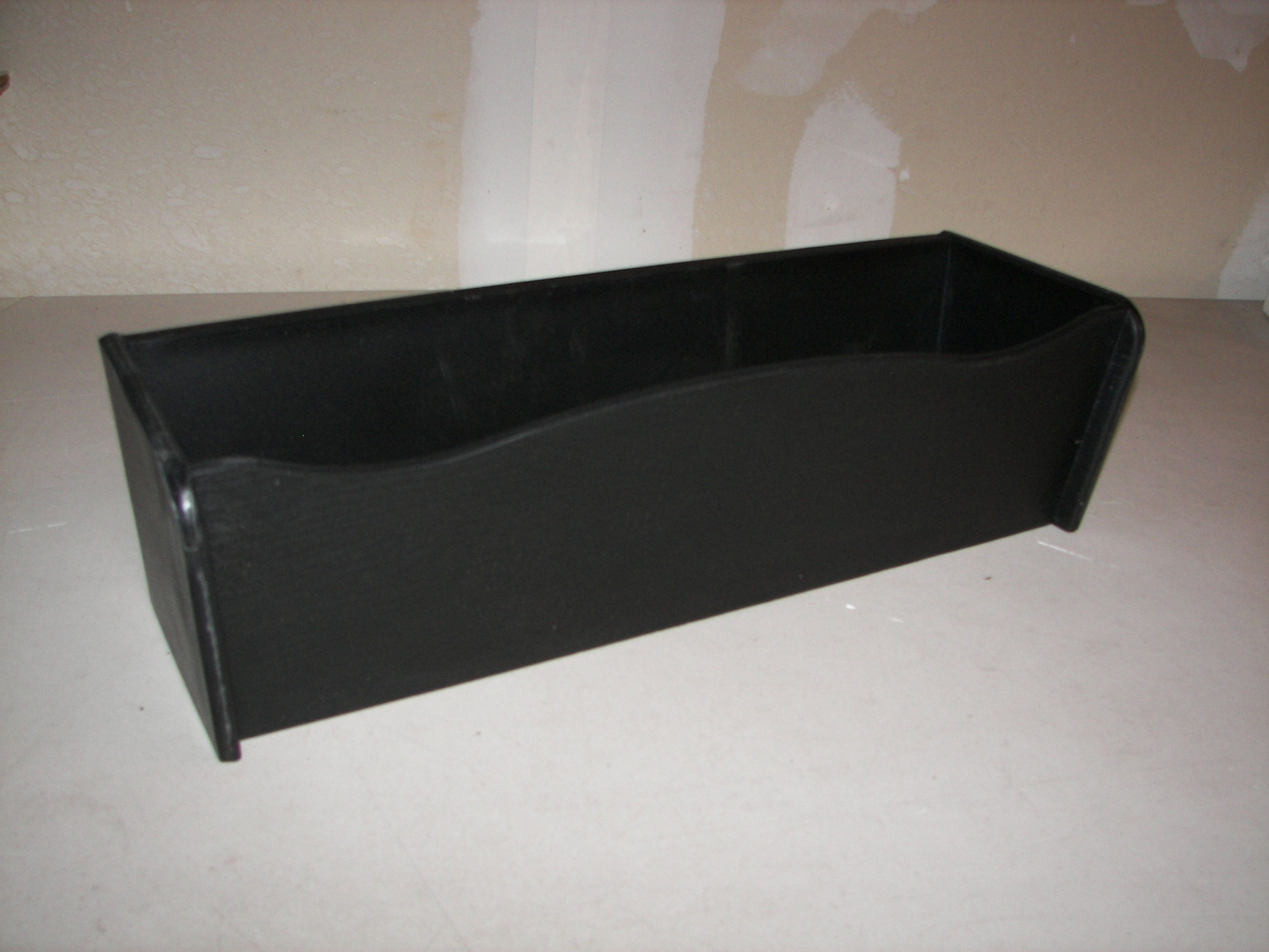 18" Black Shed Flower Box