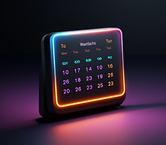witek_13_simple_clean_3d_calendar_icon_dark_colors_neons_--v_5._81e2f59e-e0d0-4361-a0f9-3e