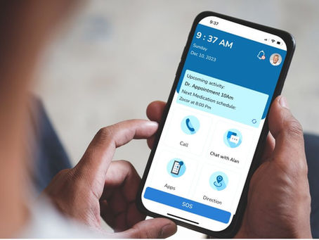 Man using SimpliTend app