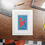 Thumbnail: La Escalera Loteria Card Fine Art Print Framed