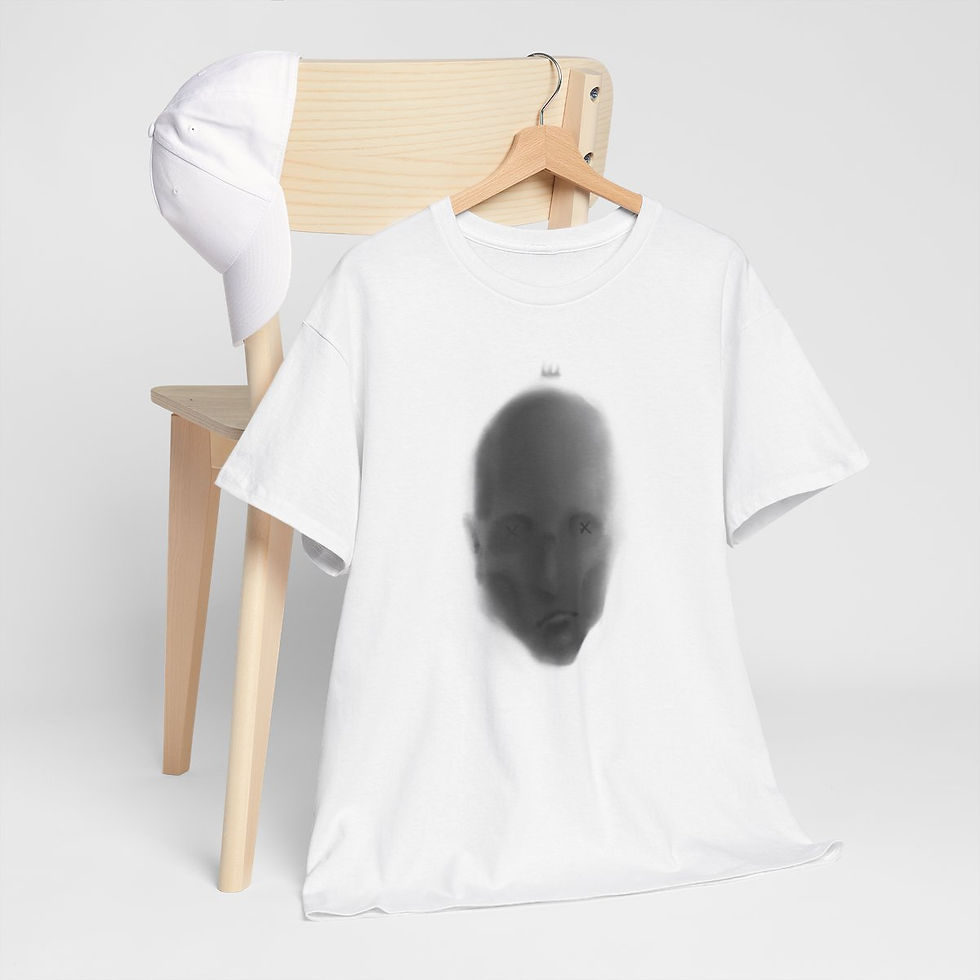 Thumbnail: Face - Unisex Heavy Cotton Tee - Liam Savage Art