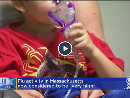 Flu now at 'very high' levels in Massachusetts