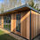 Thumbnail: 8X3M Summerhouse with Bifold doors, 2 windows, Single Ali Door in Cedar