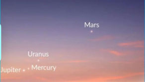 A planetary parade can be seen in the skies of Qatar