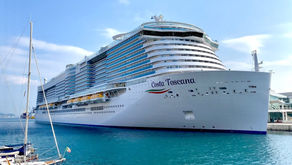 Arrival of Italian Cruise Ship, ‘Costa Toscana,’ at Doha Port for the very first time