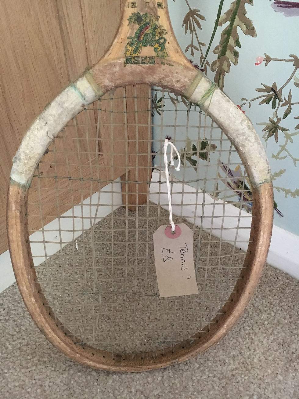 Thumbnail: Retro tennis racket - pretty
