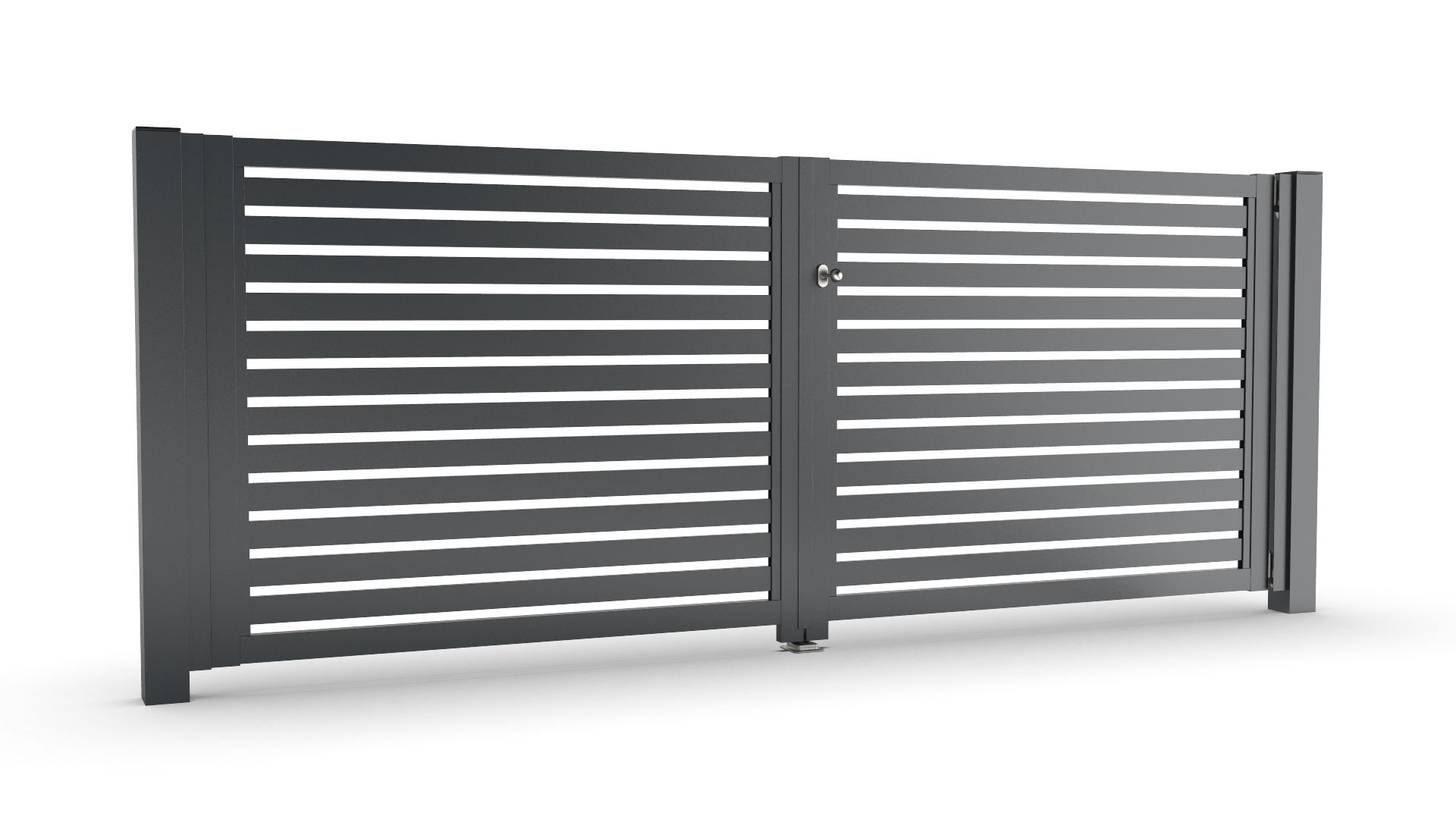 Aluminium Gartentor