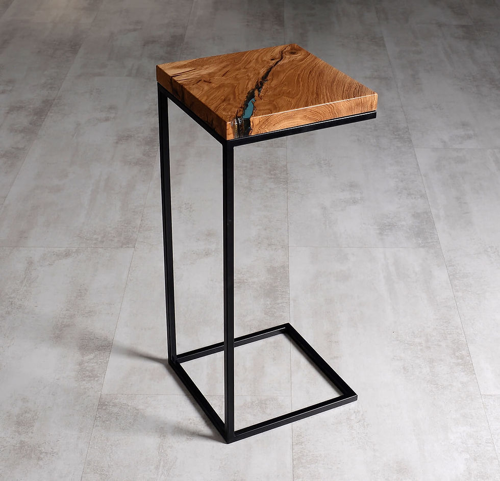 Miniature : Table d'appoint en chêne CLARUS