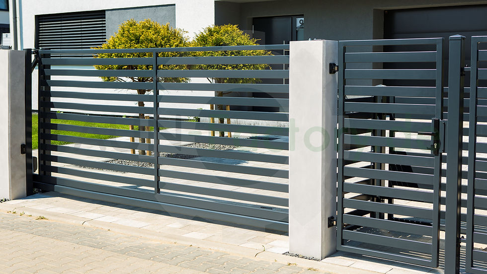Elektrisches Schiebetor freitragend