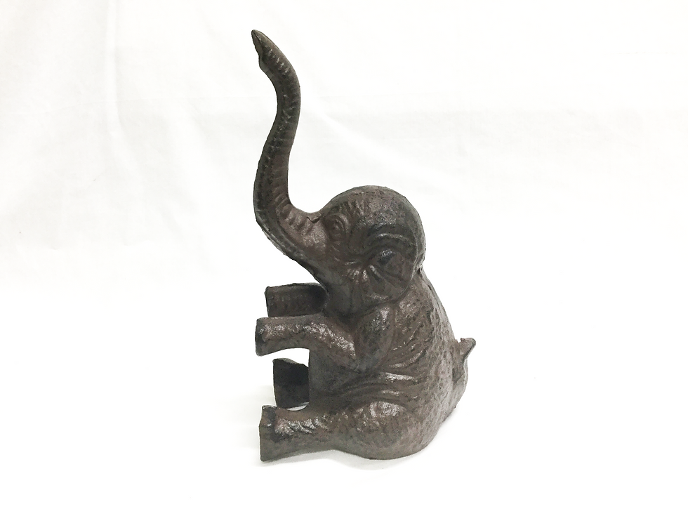 Thumbnail: Cast Iron Sitting Elephant (182-2009)
