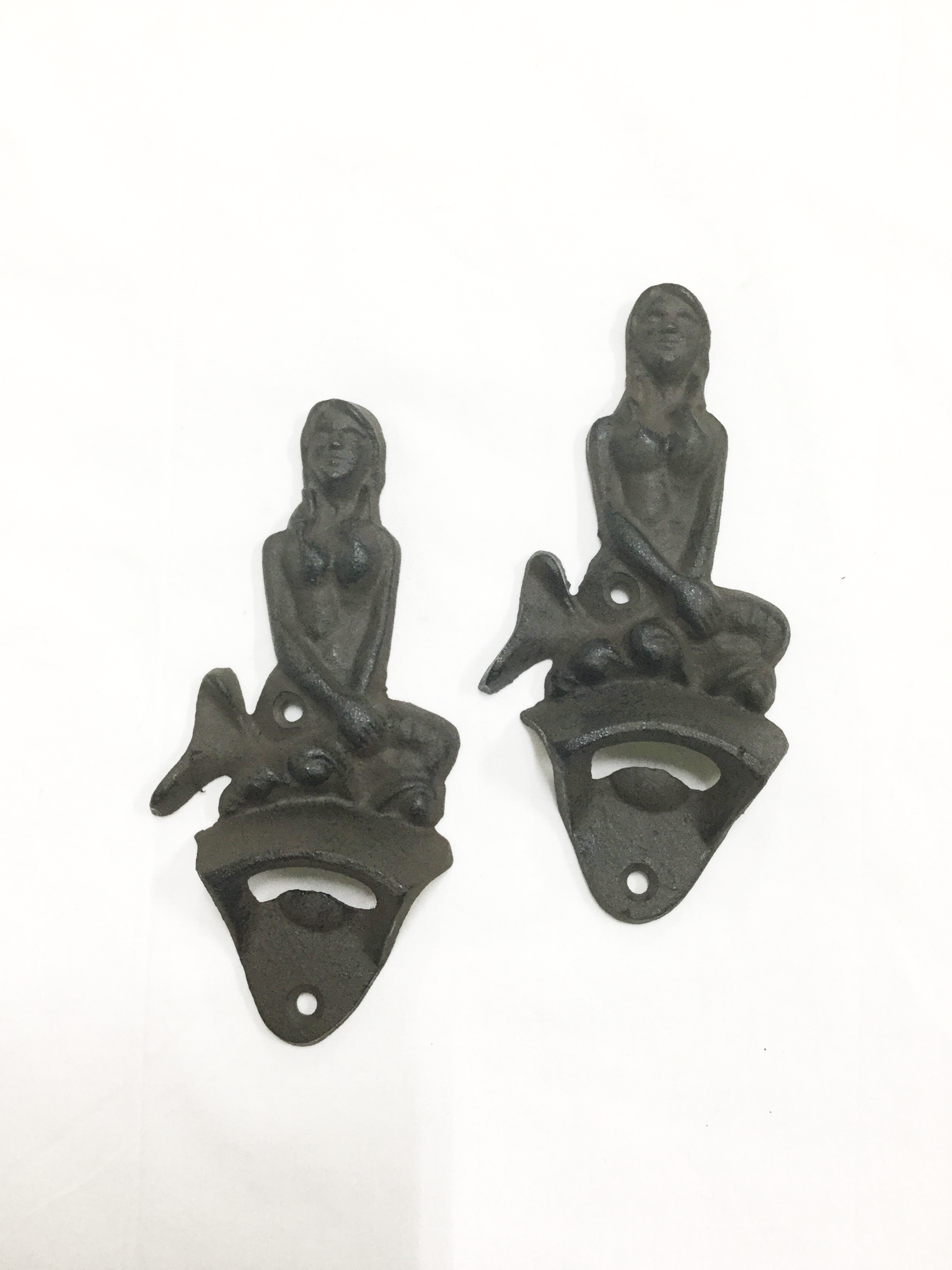Mermaid Wall Mount Bottle Opener Setof 2 (1184-1185)