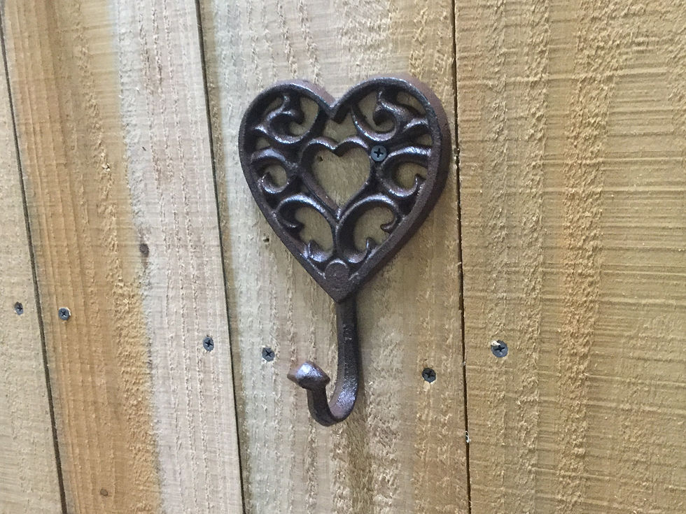 Thumbnail: Heart Hook Cast Iron (182-2038)