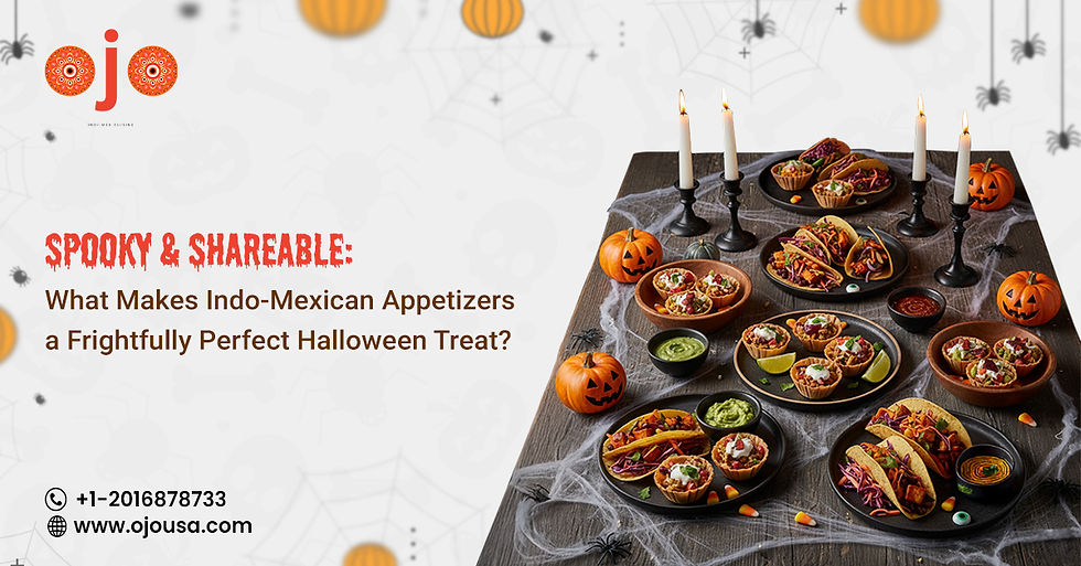 Spooky Halloween Fun with Indo-Mexican Appetizers