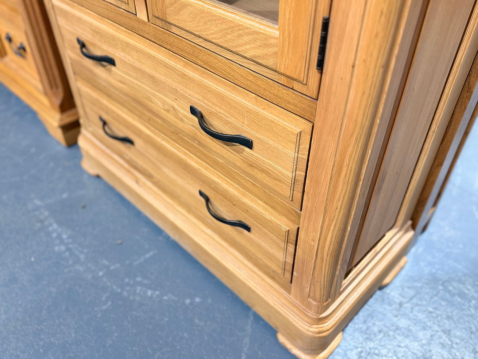 Thumbnail: Canterbury Solid Natural Oak Display Unit