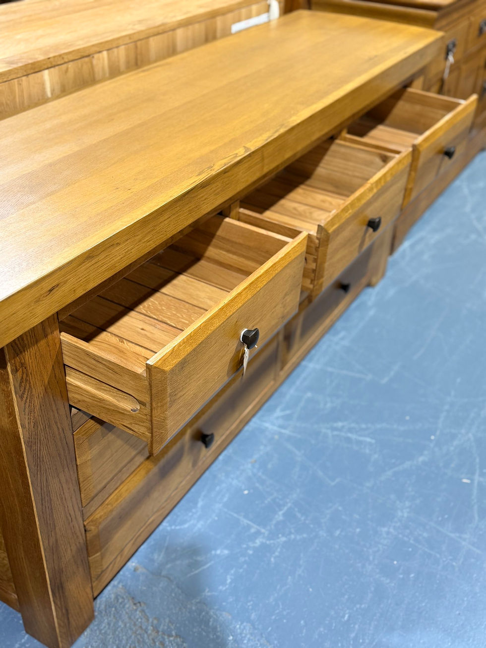 Thumbnail: Hercules Rustic Oak 7 Drawer Chest