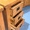 Thumbnail: A pair of Large Rustic Oak Farmhouse Bedside Drawers