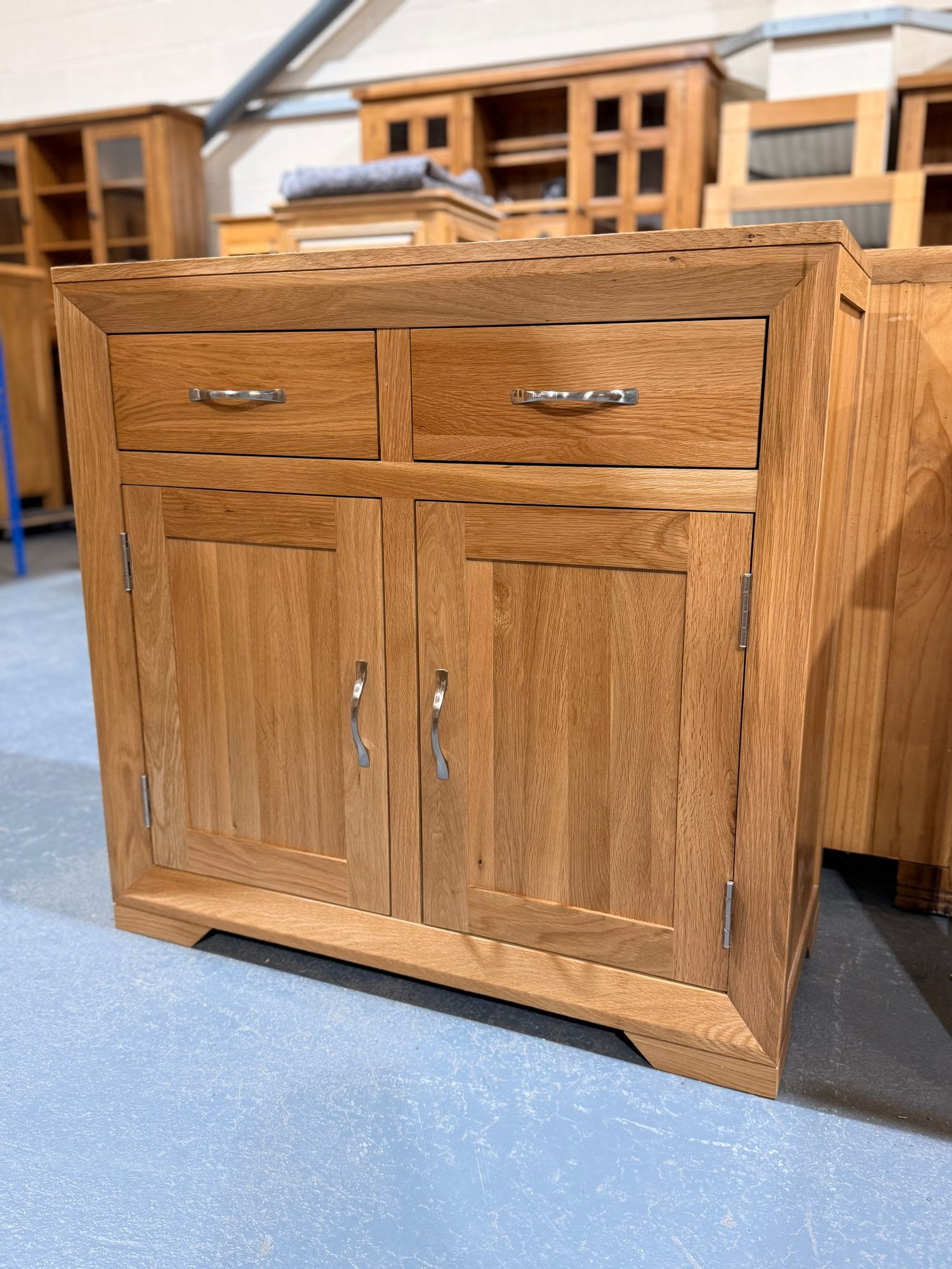 Bevel Small Natural Oak Sideboard