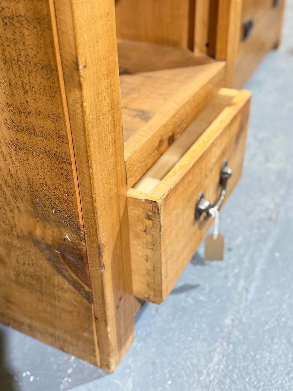Thumbnail: Rustic Pine Plank Shelf Unit