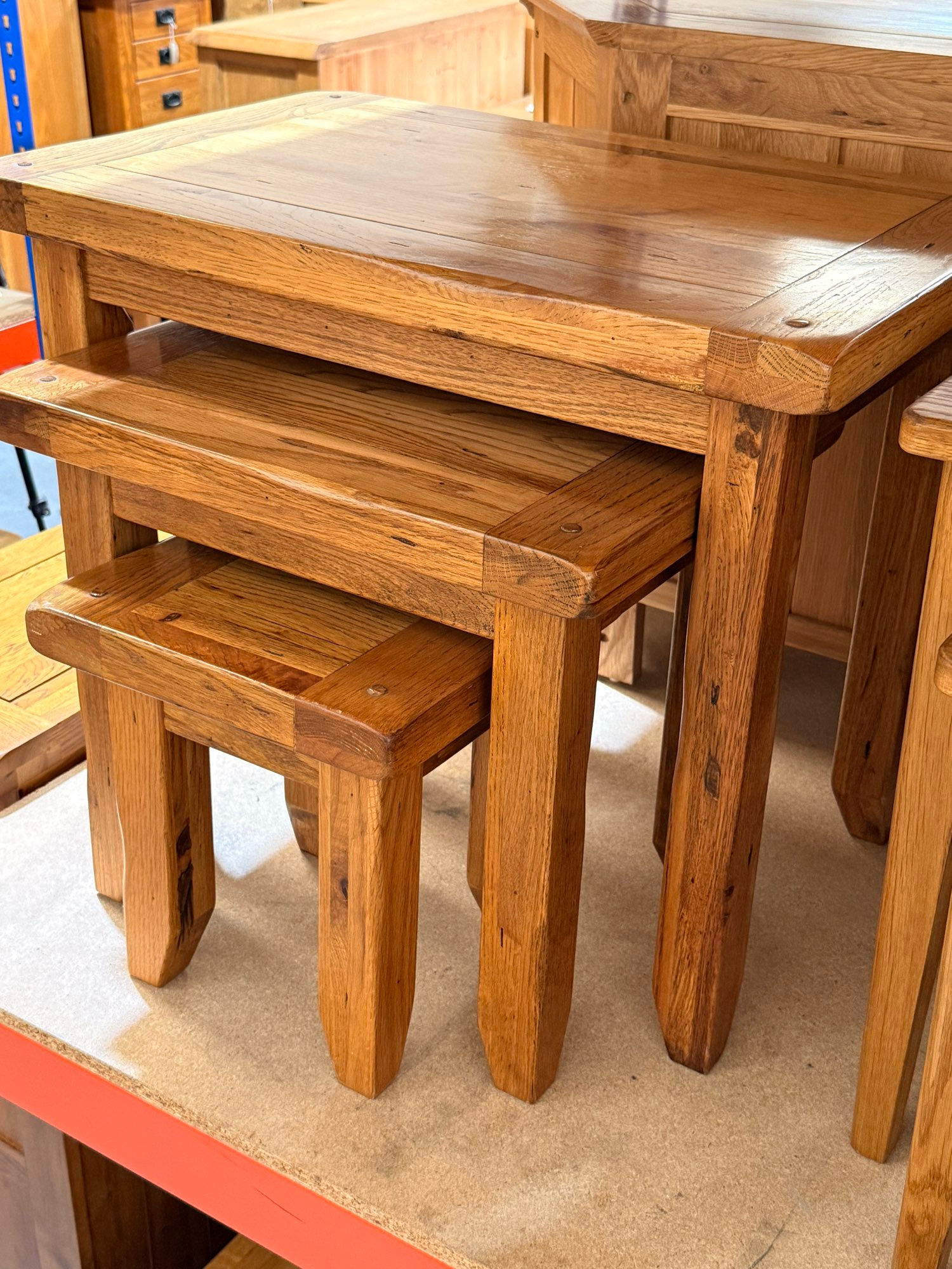 Barker and Stonehouse Nest of 3 Tables