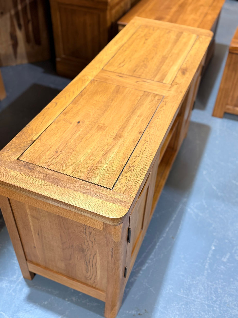 Thumbnail: Orrick Large Rustic Oak TV Unit