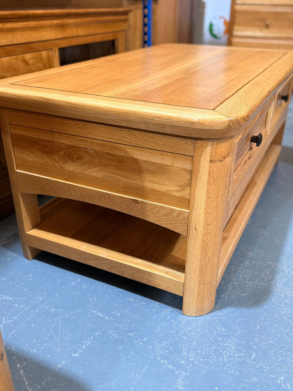 Thumbnail: Oak Furniture Land Natural Oak Coffee Table