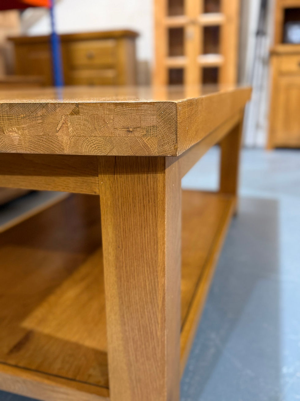 Thumbnail: Hercules Extra Large Solid Rustic Oak Coffee Table