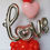 Miniatura: Bouquet de globos LOVE