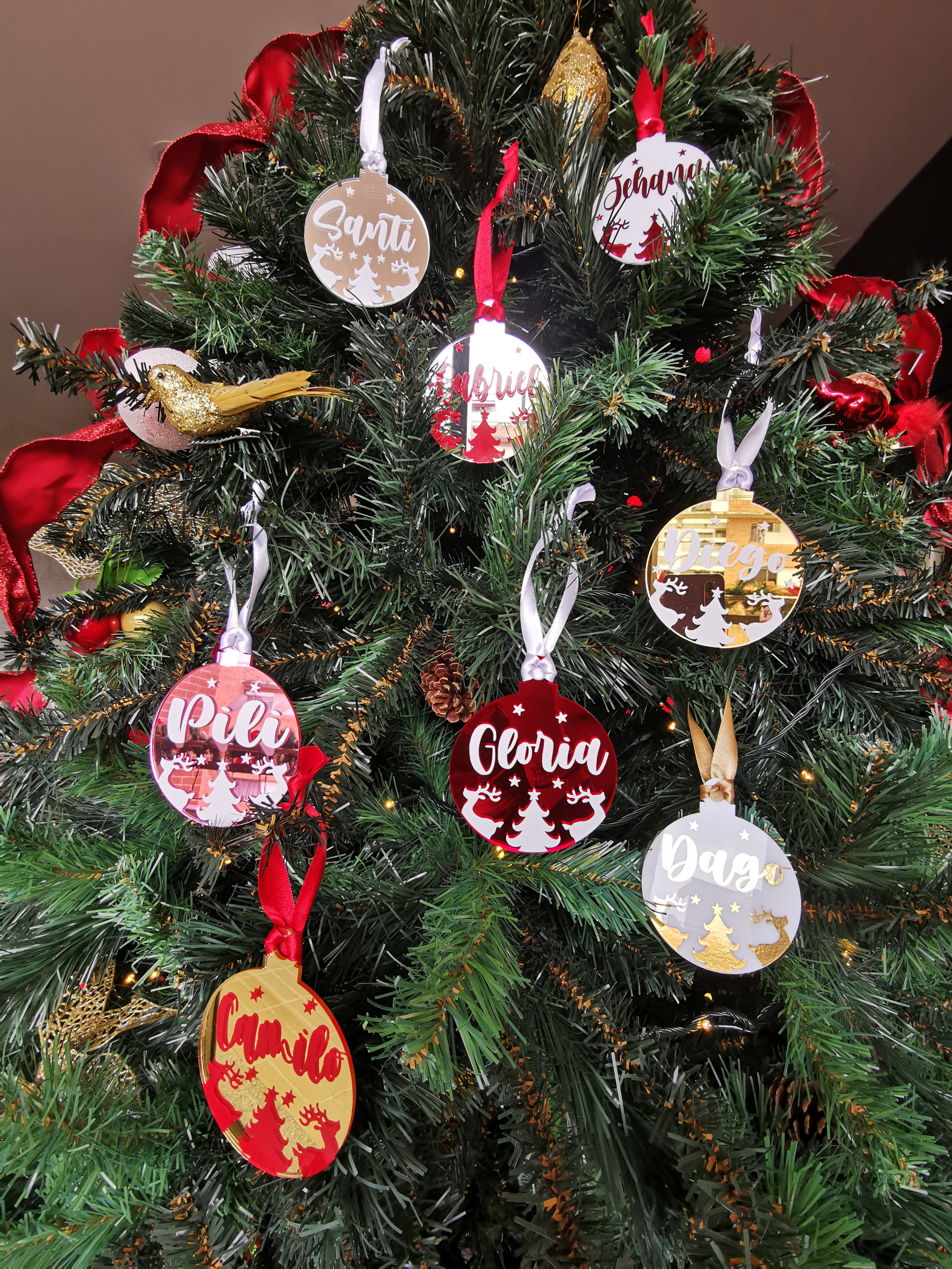 Bolita de navidad personalizada