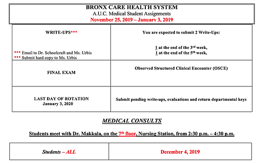 BronxCare Write up